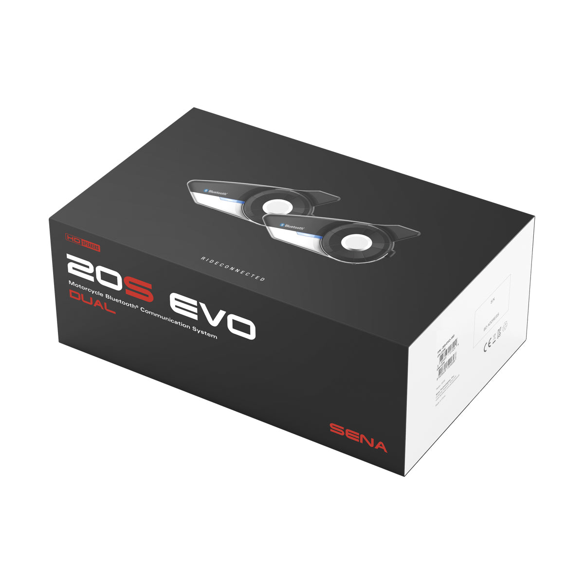 Sena 20S EVO HD Motorcycle Bluetooth Communication System Dual Pack