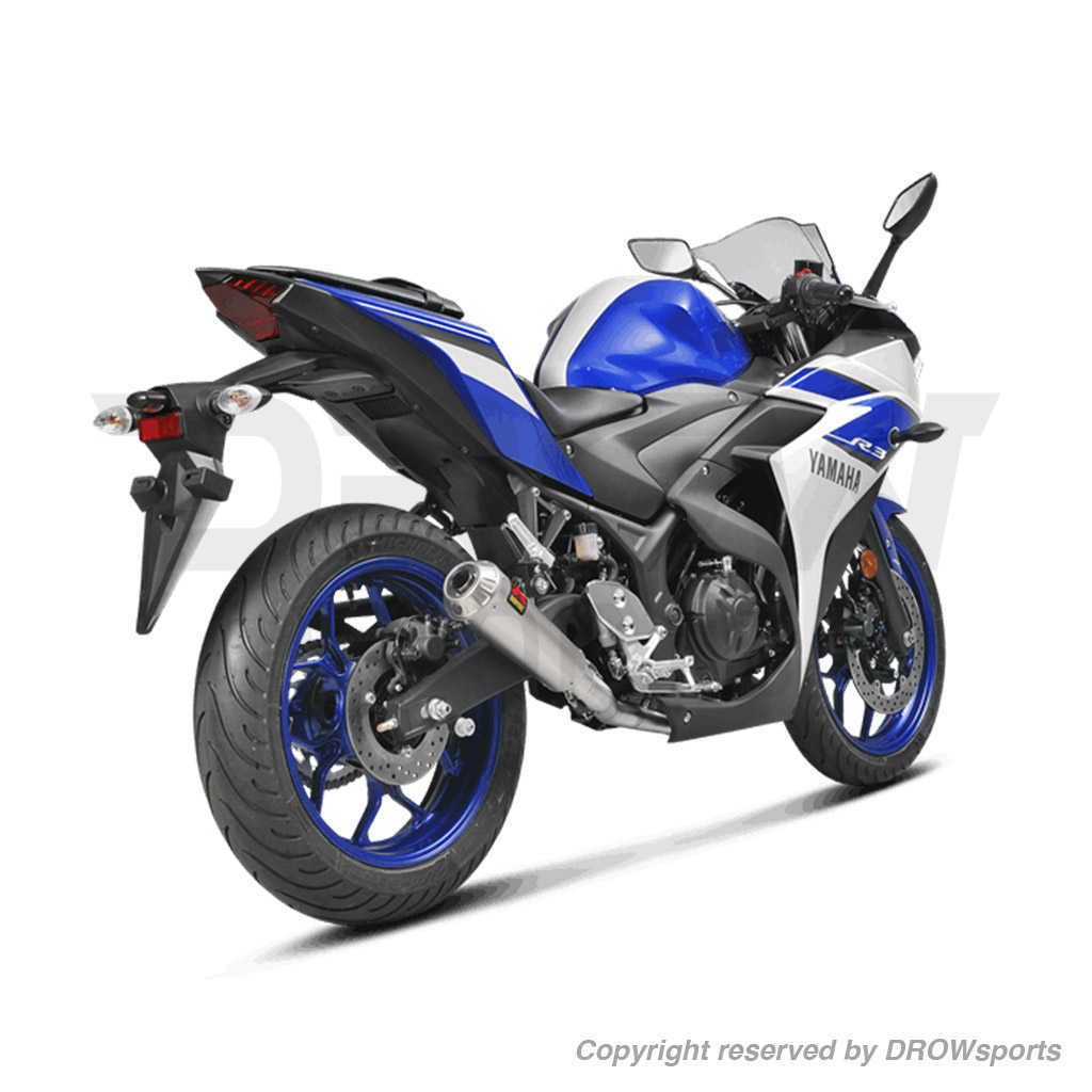 Akrapovic Racing Line Stainless Steel GP Exhaust System - Yamaha R3 