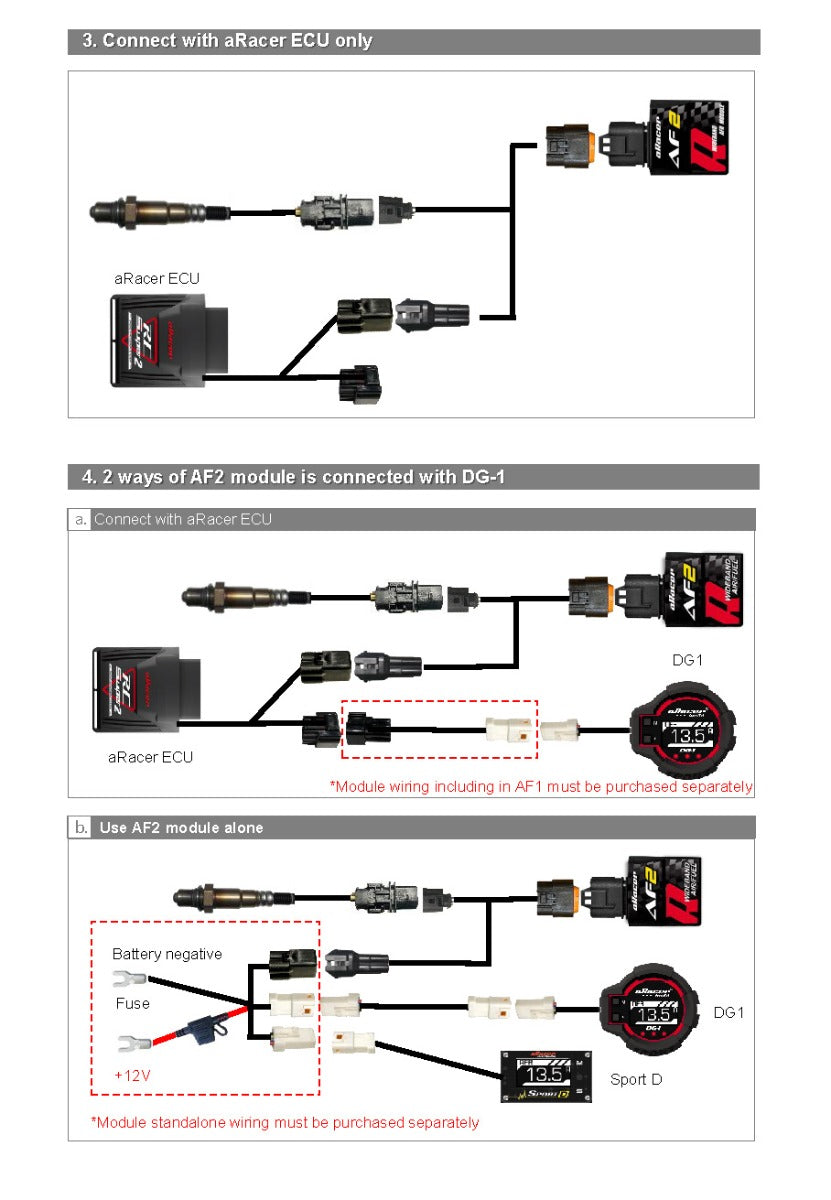 aRacer Wideband AF2 Auto Tune Module with Bosch LSU 4.9 sensor