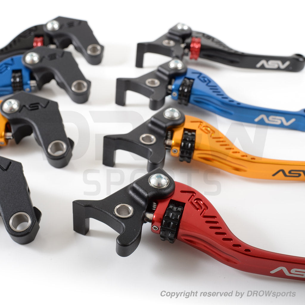 ASV F3 Sport Series Shorty Brake & Clutch Lever Set for Honda Grom/Monkey Colors