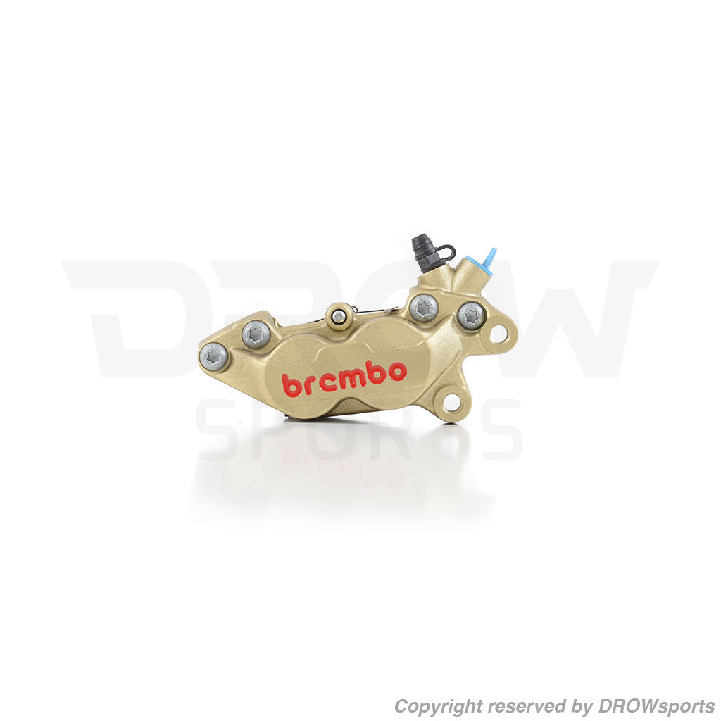 Brembo Racing P4 30/34 Gold Caliper - Right