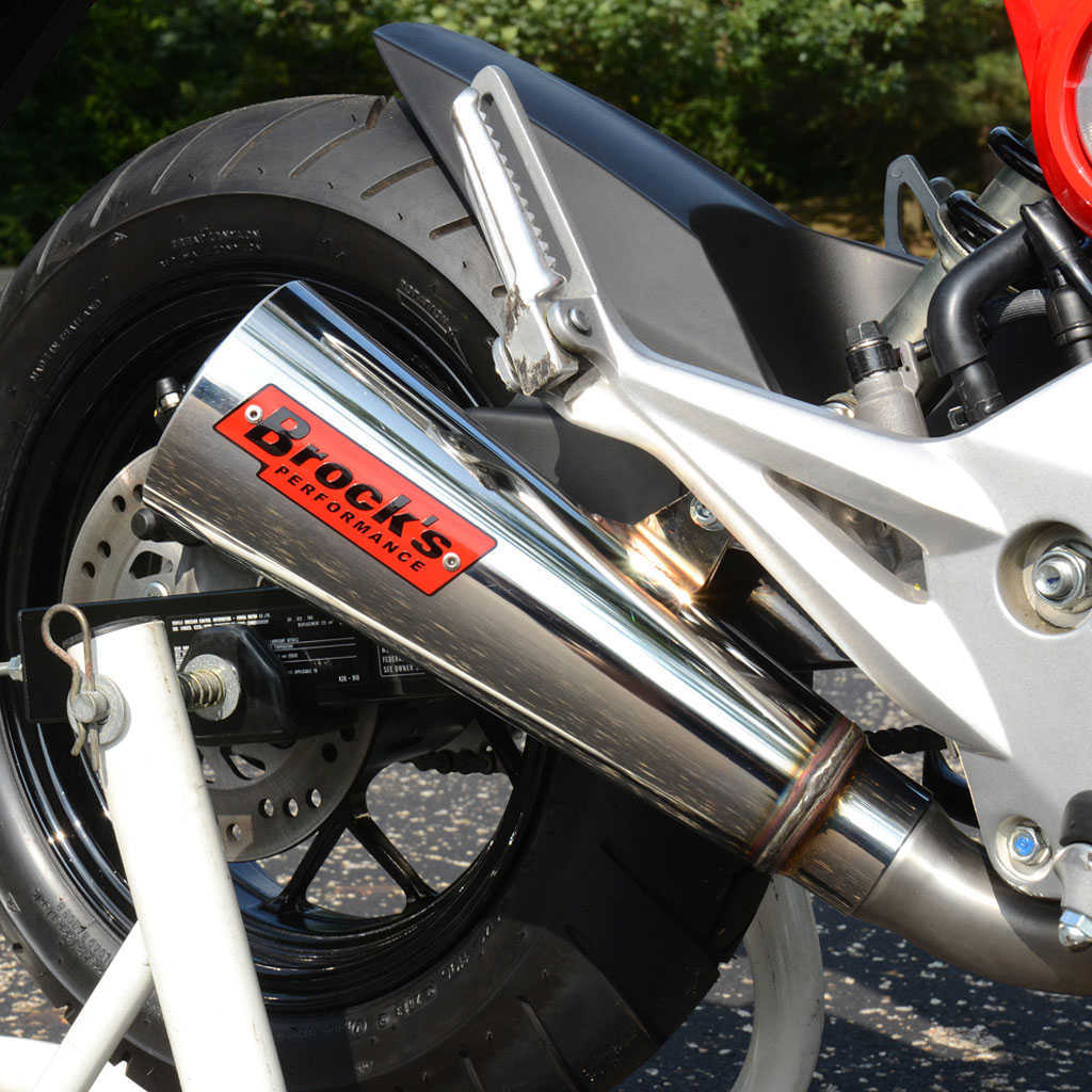 Brocks Performance ShortMeg 2 Full Exhaust System - Honda Grom 14-15 