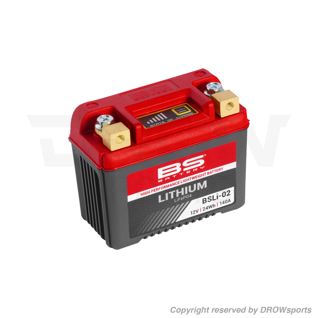 BS Battery Lithium LiFePO4 BSLi-02 140A (Grom, Ruckus, Z125)