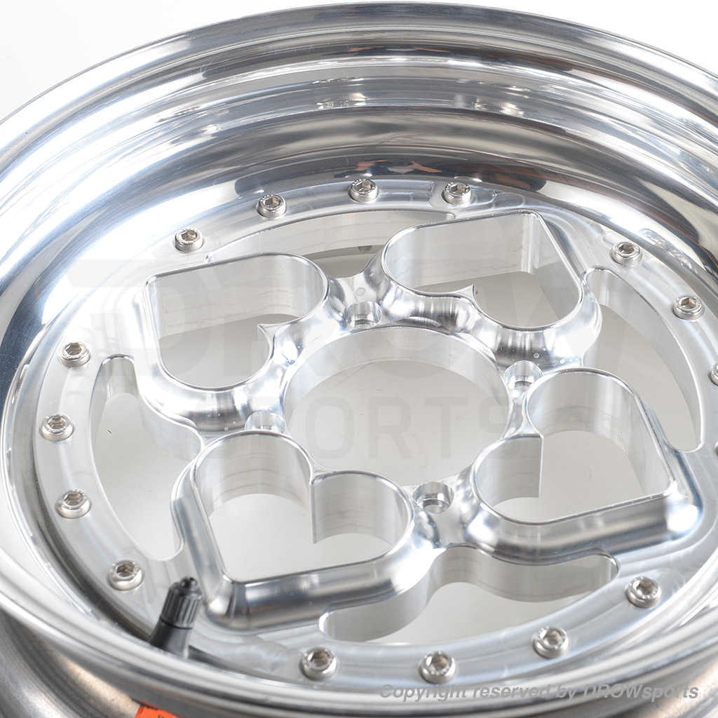 Machined Machines Wheel Set Two Piece Hearts GY6 