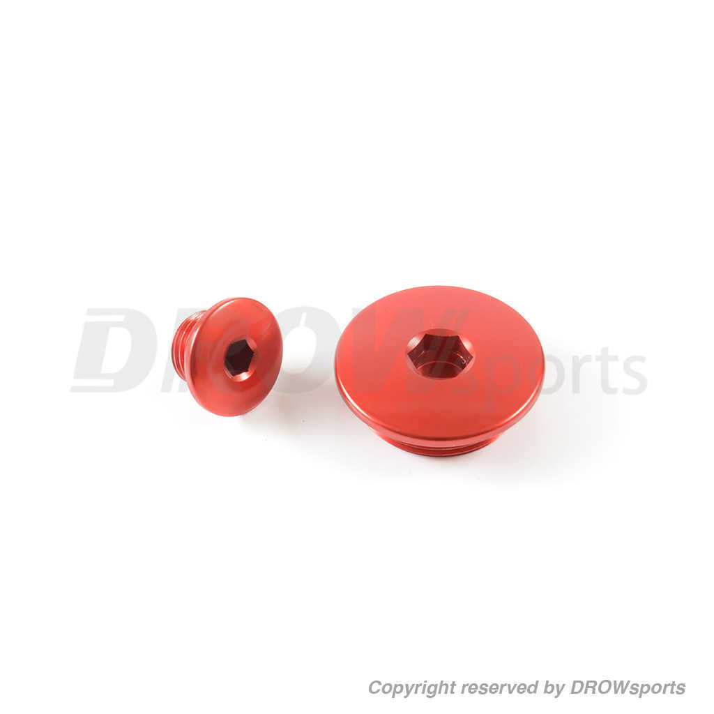 Honda Grom Aluminum Engine Plug Kit  Red