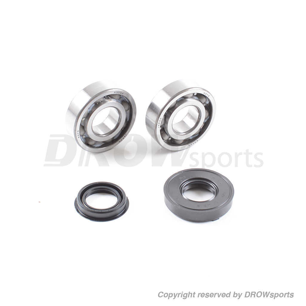 Yamaha Zuma 50cc 2T OEM Main Crankshaft Bearings and Crankshaft Seal Kit 