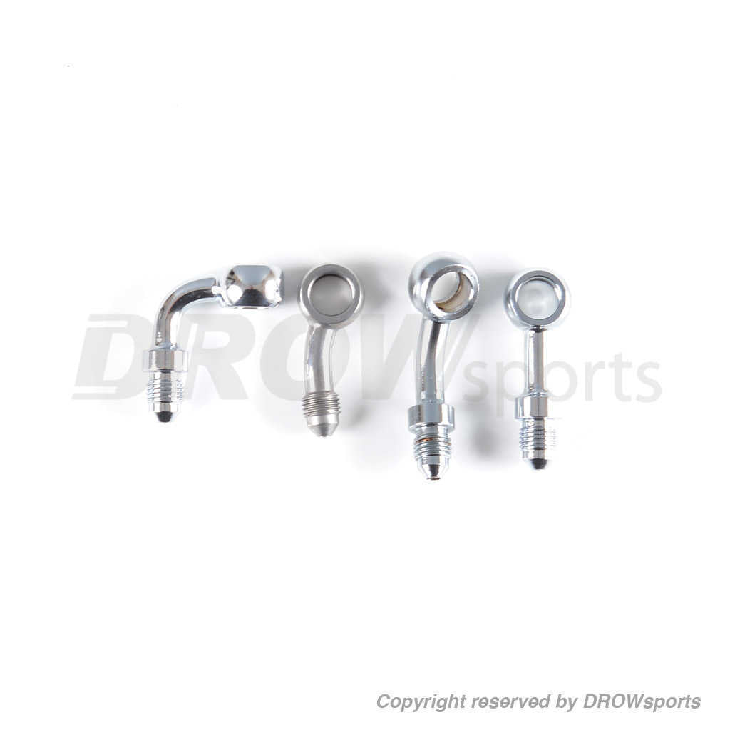 Goodridge Chrome Brake Line Banjo Fittings (AN-3) 