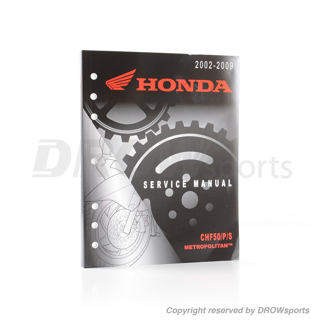 Honda Metropolitan Service Manual