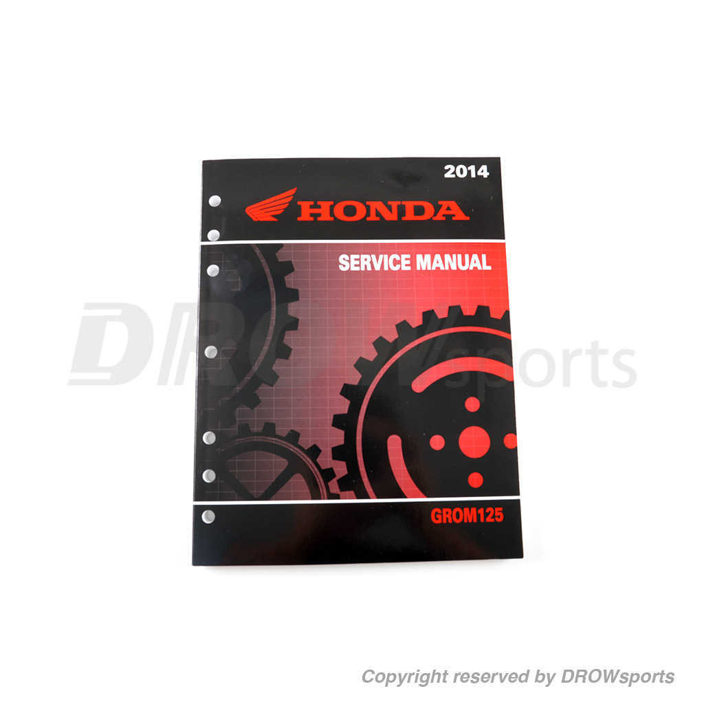 Honda GROM / MSX125 Service Manual 2014+ 