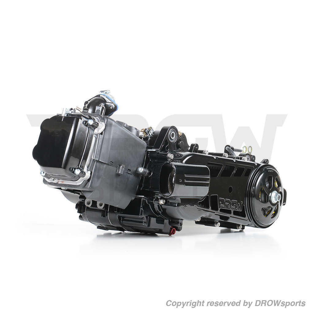 Black Powder Coating also available for all motor build