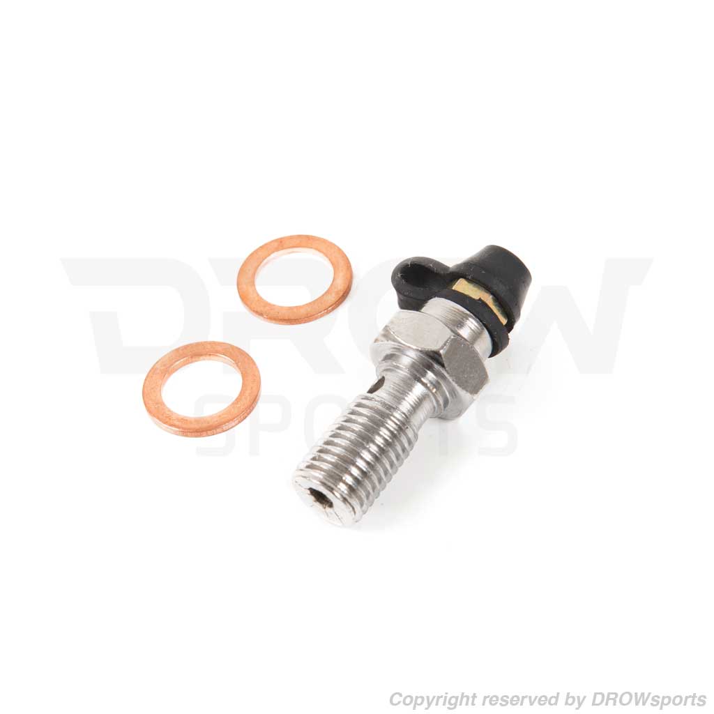 DROWsports Brake Banjo Bolt Bleeder - M10x1.25 Closed