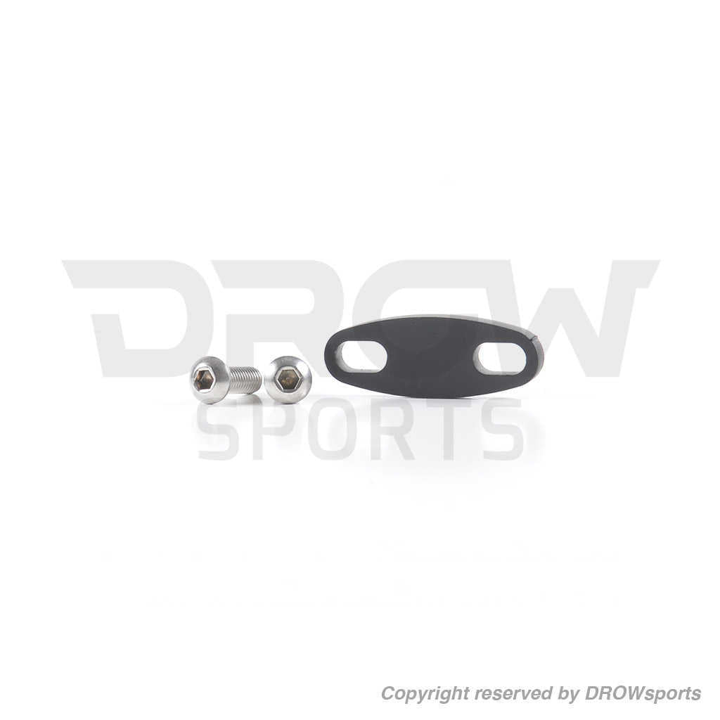 DROWsports GY6 150 PVC/EGR Block-off Plate - Black 