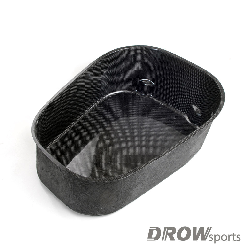 DROWsports Yamaha Zuma 125 Carbon Fiber Storage Bin