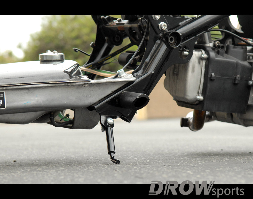 FLP V4 Honda Ruckus Adjustable Side Kickstand - Installed