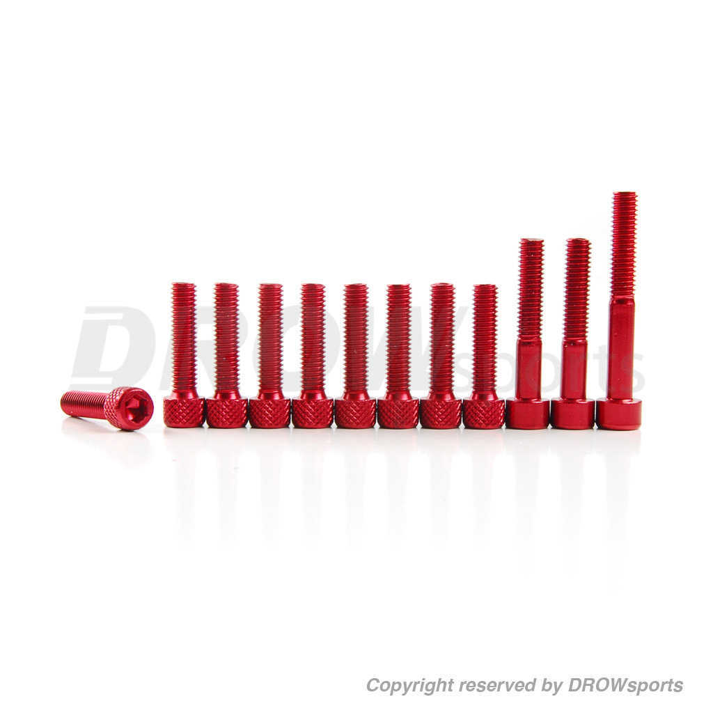 Red Aluminum Variator CVT Screws
