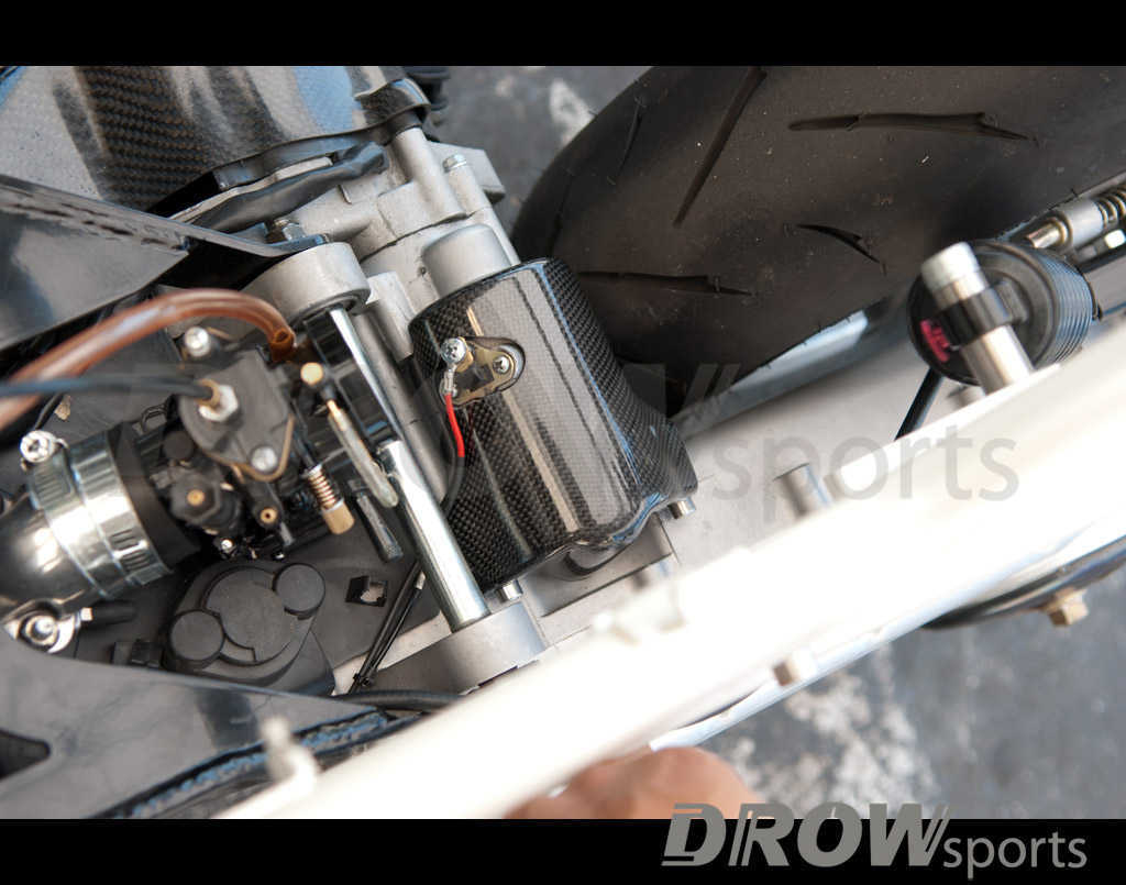 DROWsports GY6 Carbon Starter Motor Cover 