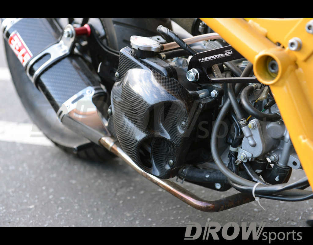 DROWSports Honda Ruckus Carbon GTO Radiator Scoop 