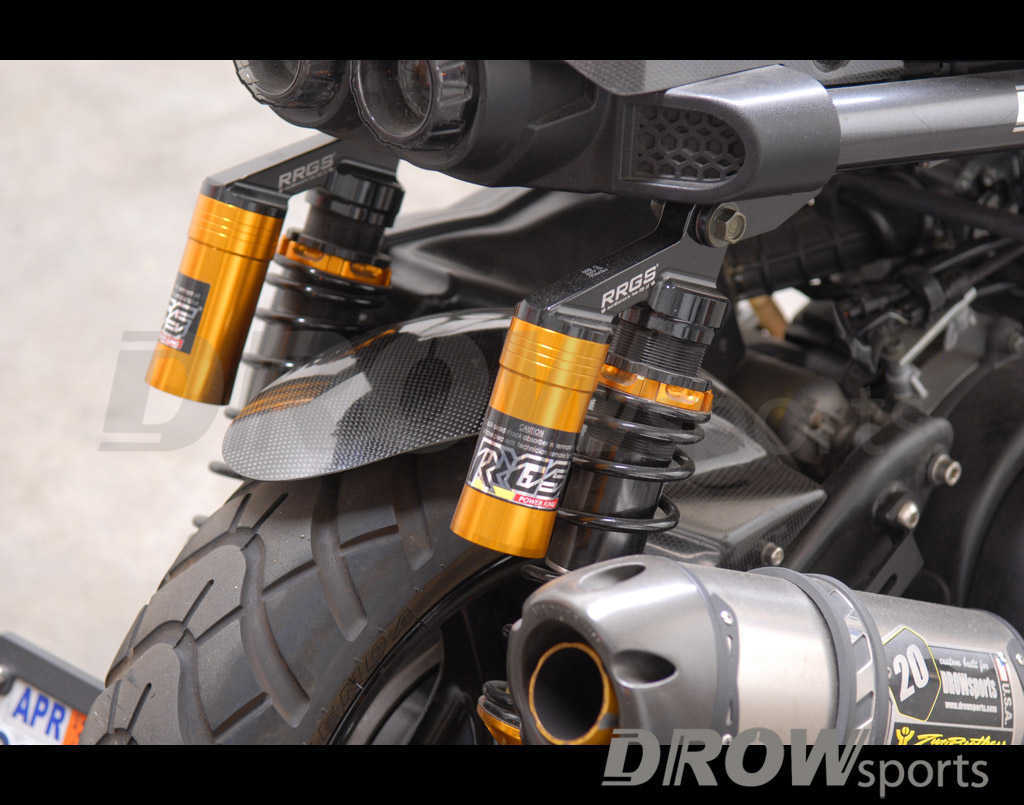 DROWsports Yamaha Zuma 125 Carbon Sport Rear Fender - V2 
