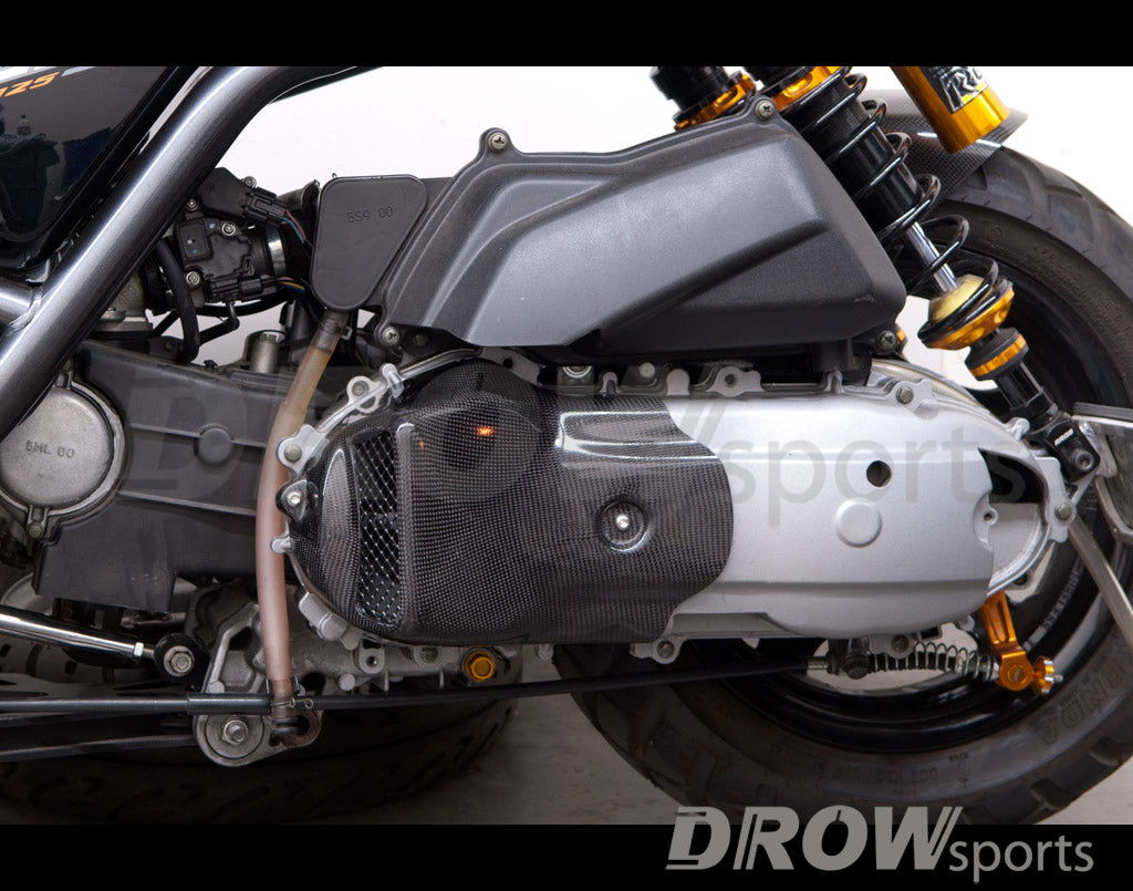 DROWsports Yamaha Zuma 125 Carbon Fiber CVT Ram Air Intake Scoop