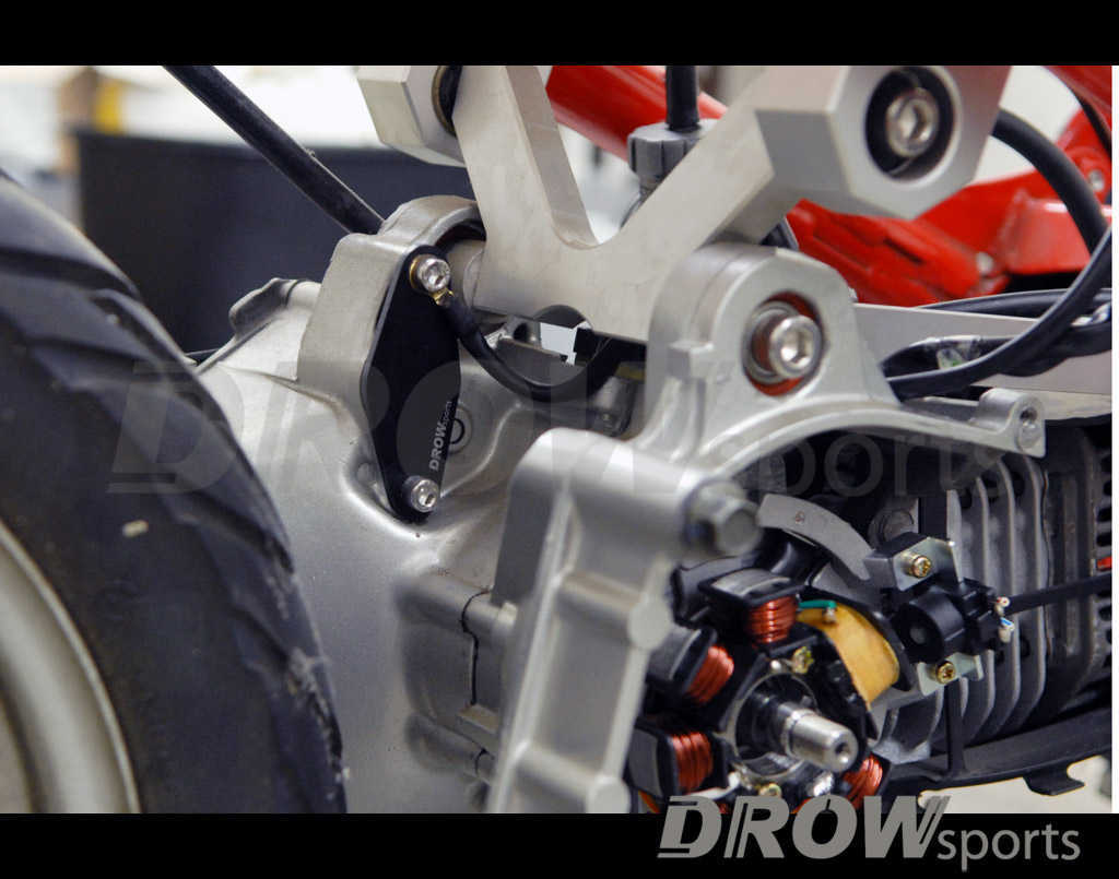 DROWsports Starter Delete Plate - Yamaha Zuma 50cc 