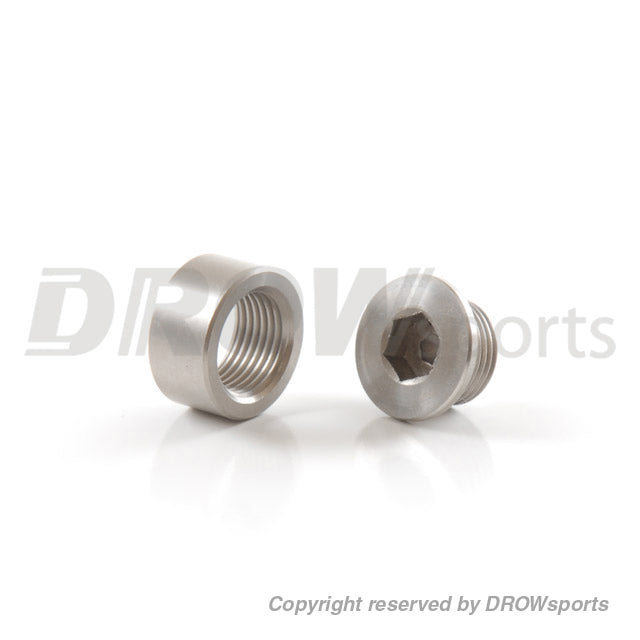 Weld-On Oxygen Sensor Stainless Steel Bung + Cap Kit 