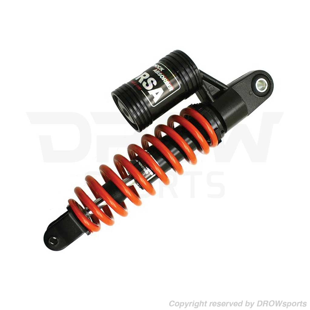 (red spring discontinued) Forsa Honda Ruckus Adjustable Piggyback Performance Shock 252mm