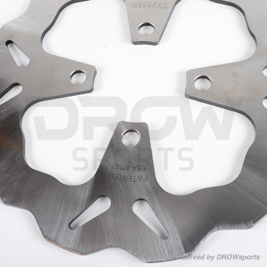 Galfer 220mm Wave Front Brake Rotor Honda Grom 125 DF078W NON ABS 14+ 