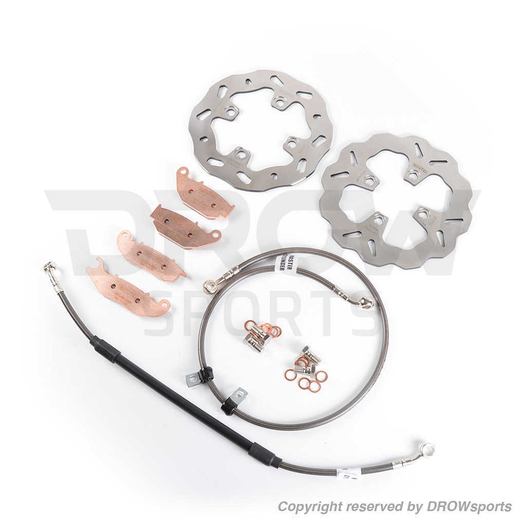 Galfer Complete Brake Upgrade Package Honda Grom NON-ABS 14+ 