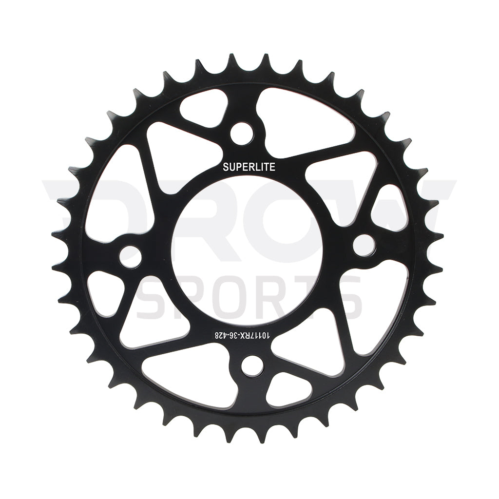 428 Conversion Superlite RS7 Series Black Steel Rear Sprocket Grom (2014-2020)