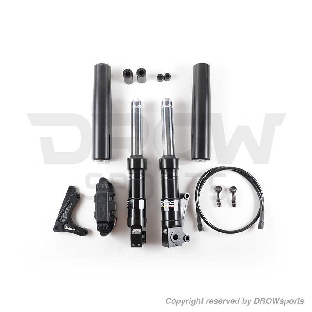 Honda Grom/Monkey Front End Ruckus Fork Conversion Package 