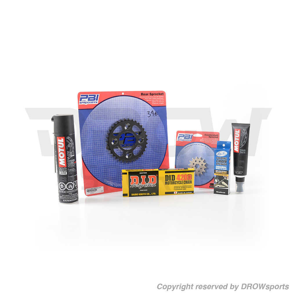 Honda Grom/Monkey Chain & Sprocket Kit 