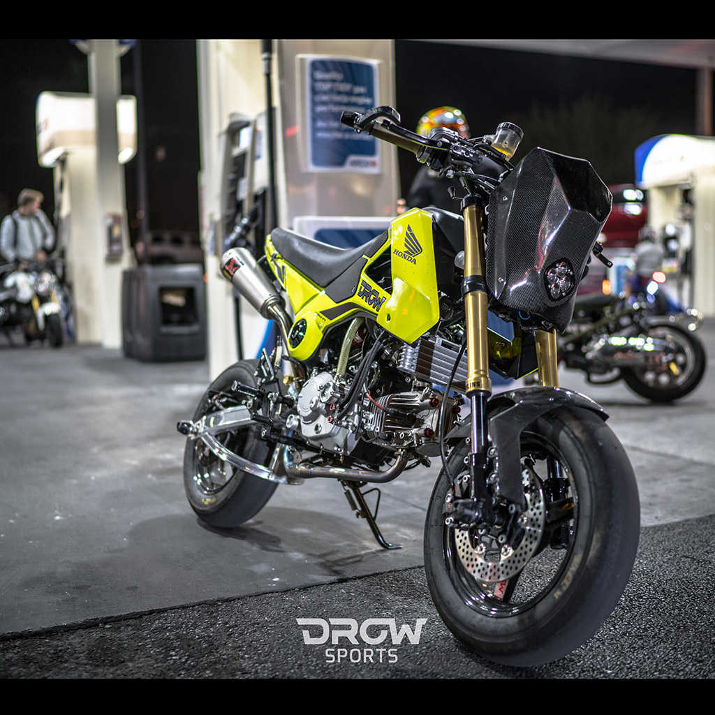 DROWsports Skull Carbon Fiber Headlight Kit