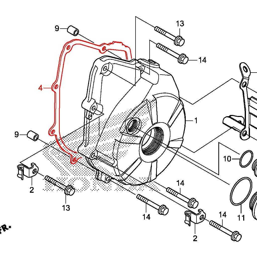 Honda Monkey & Grom Left Case Gasket