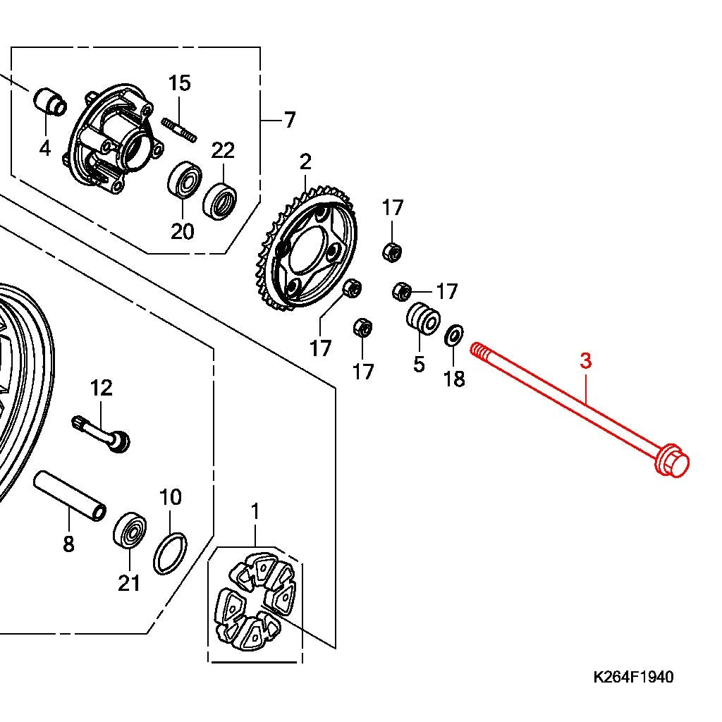 OEM Honda Grom/Monkey Screen Filter Microfiche