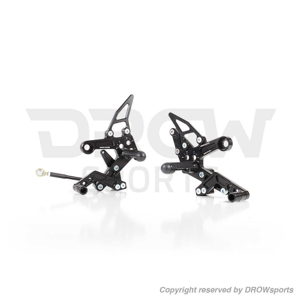 Made in the USA Honda Grom Rearset from Driven Racing