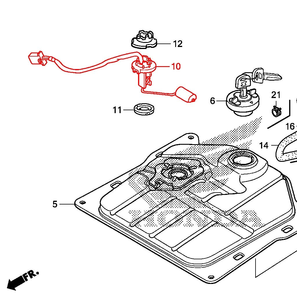 Honda Metropolitan Fuel Sending Unit OEM Replacement