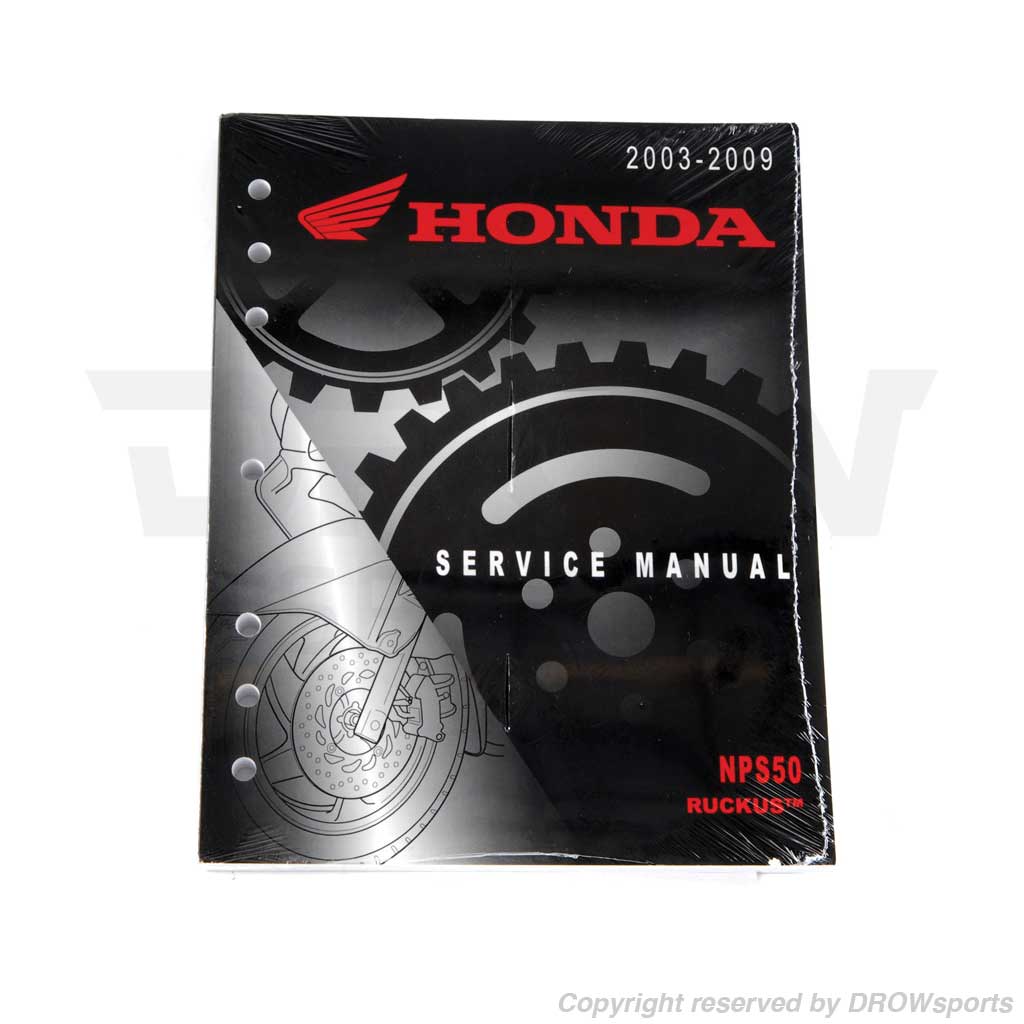 Honda Ruckus Service Manual 2003+