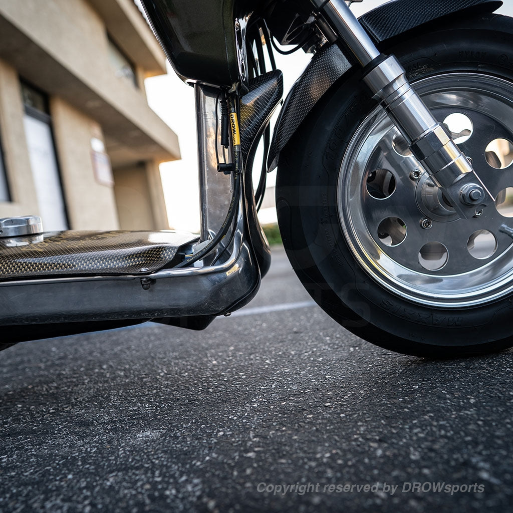 Carbon Fiber Neck Guard Shark Fin | Honda Ruckus | DROWsports