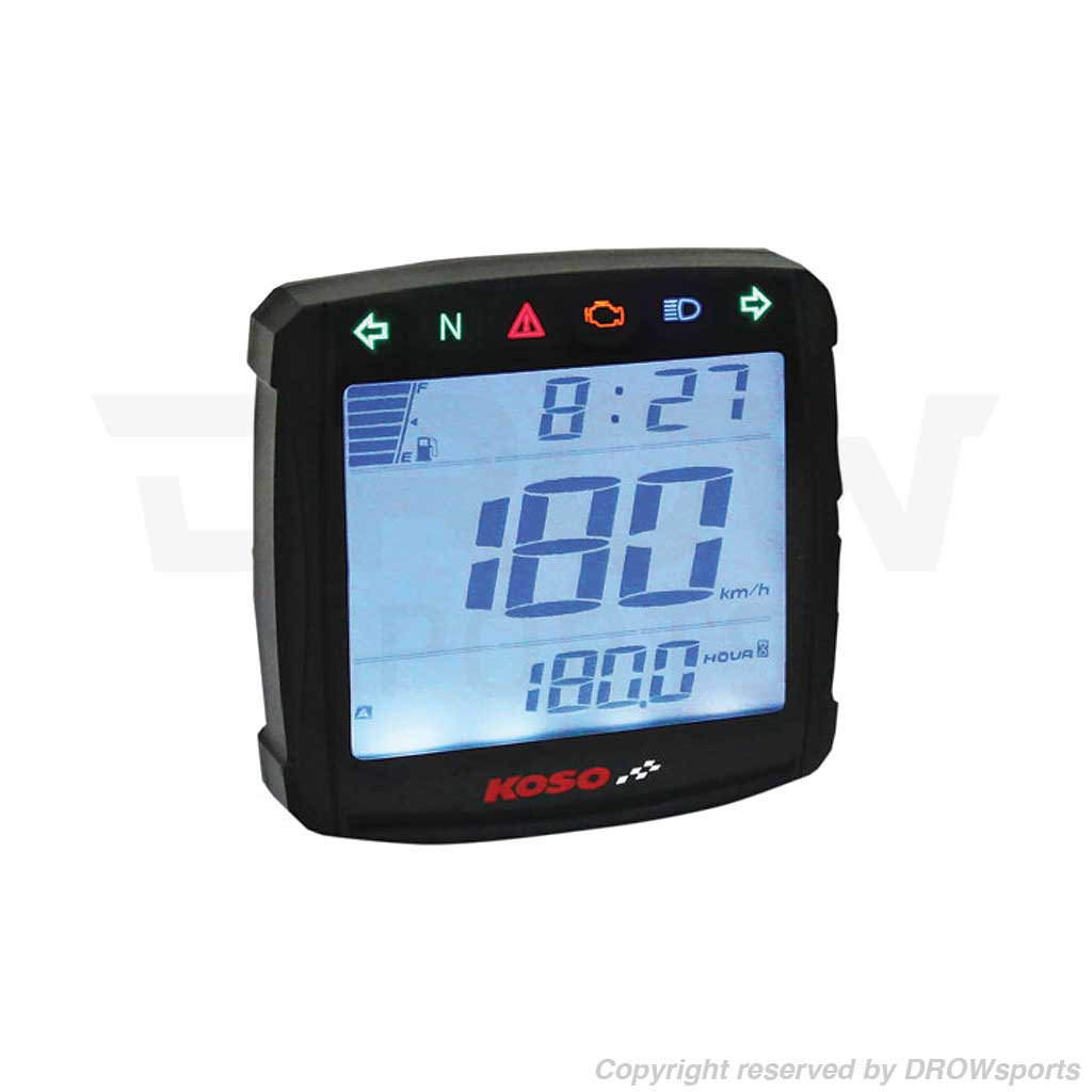 KOSO XR-01S Speedometer Gauge With Indicator Lights
