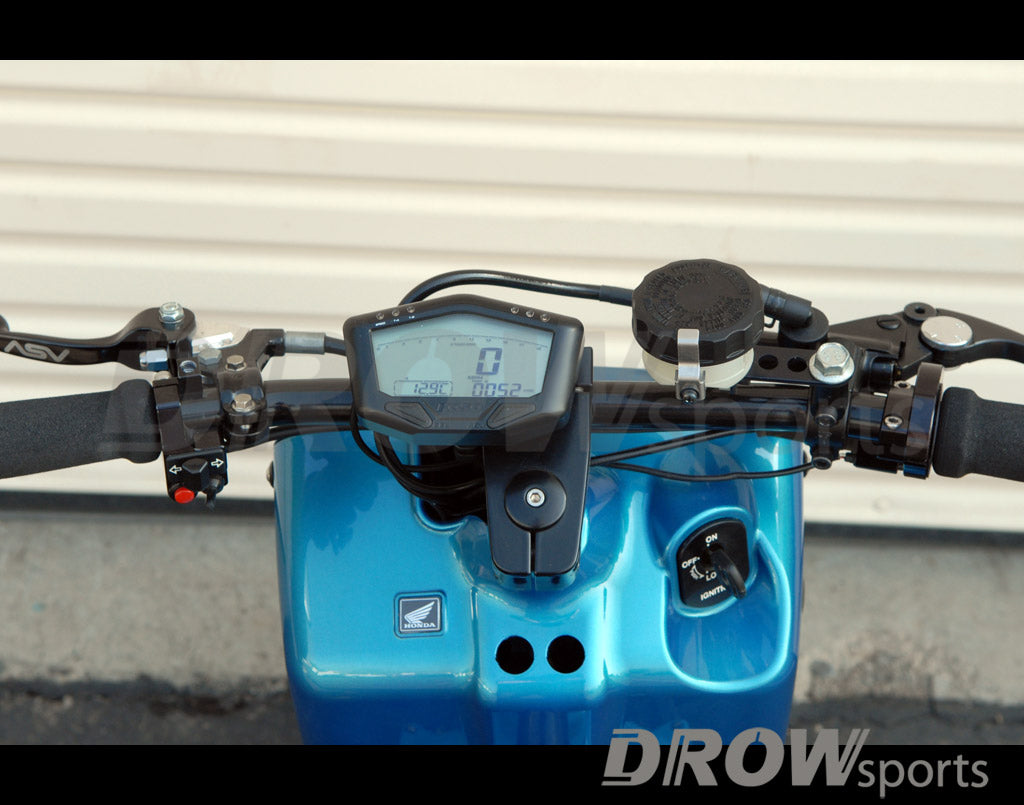 Koso LCD Speedometer on Honda Ruckus 