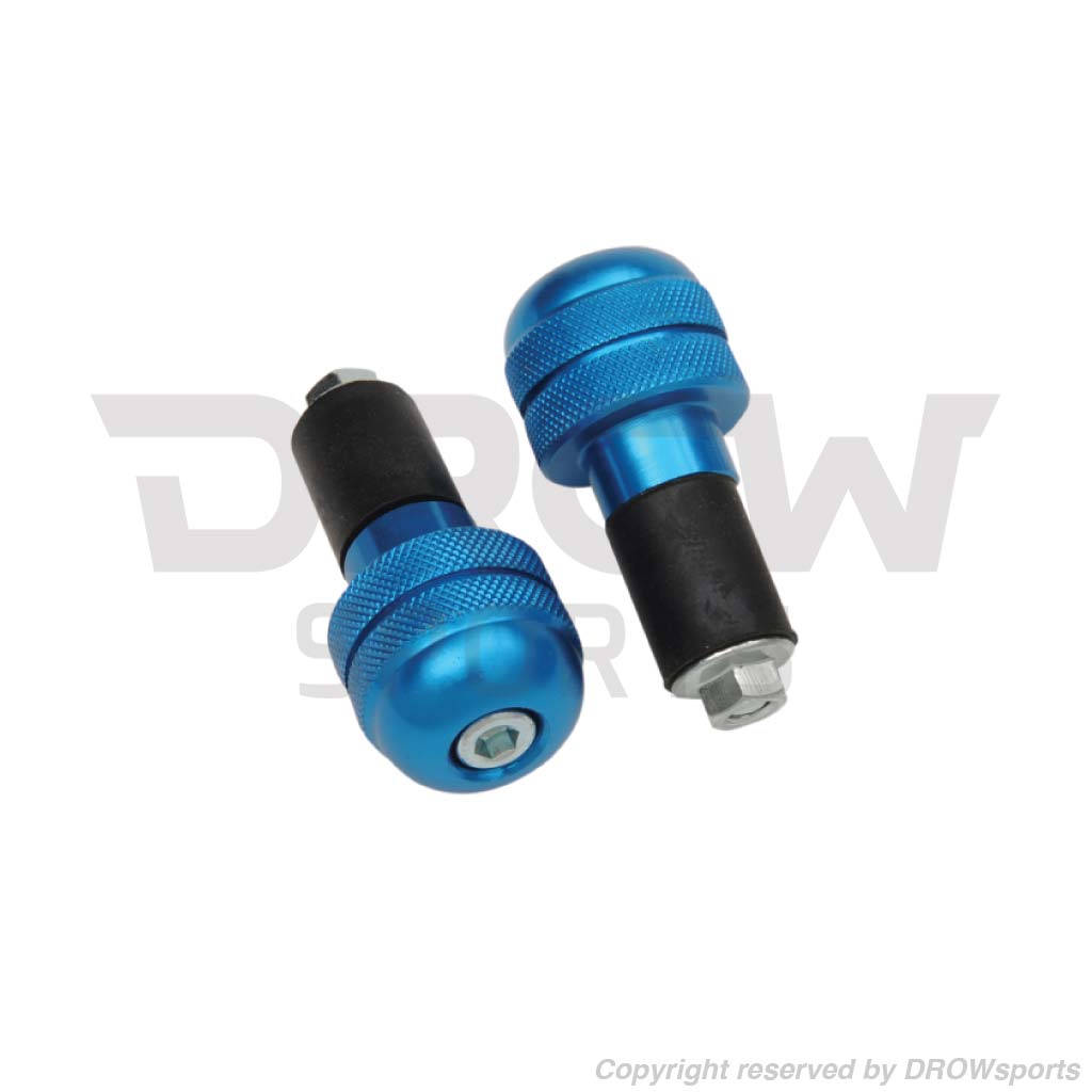 Blue  Anti-Vibration 7/8" Bar End Weights