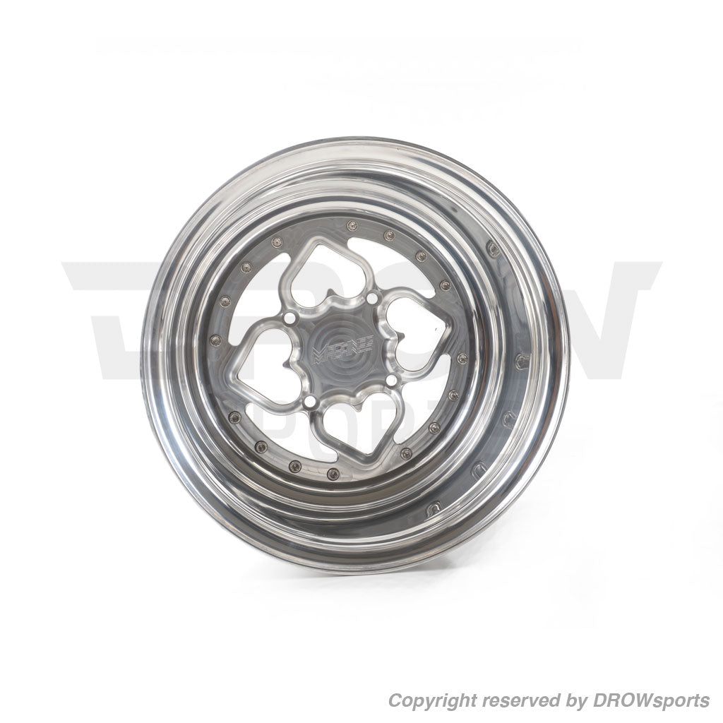 Machined Machines Wheel Set Hearts GY6 Rear Ruckus