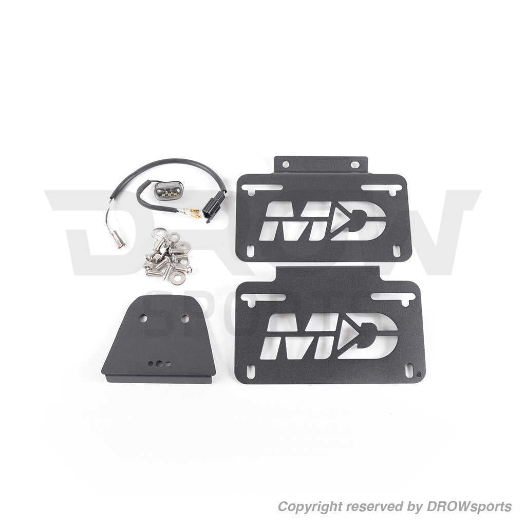 MotoDynamic Kawasaki Z125 Pro 2017 Stretched Extended Low Profile Fender Eliminator Kit