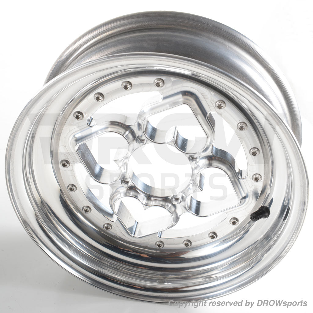 MM Wheel Set Hearts GY6 12x4" & 12x7" / 12x8"