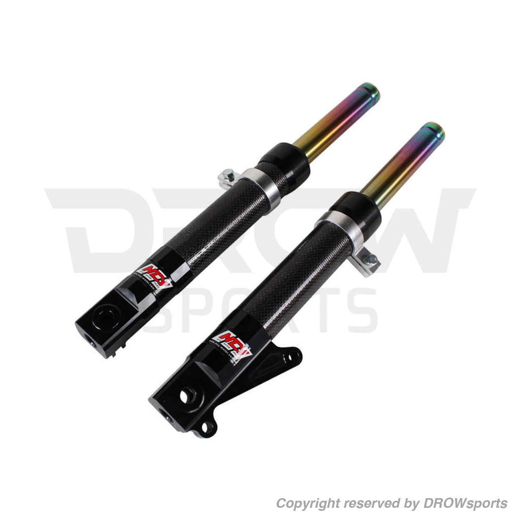 NCY Honda Ruckus Long Forks (disc type)-Carbon