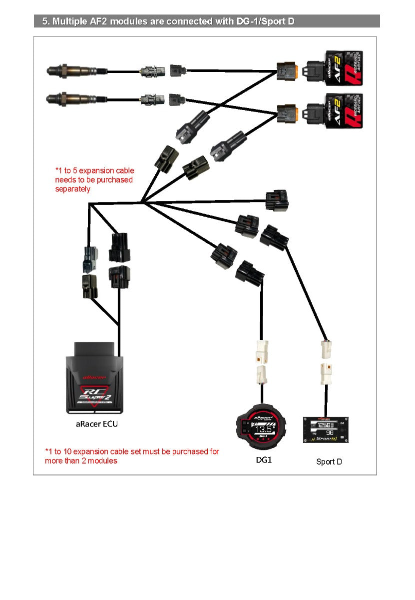 Diagram for aRacer AF2 Wideband Module