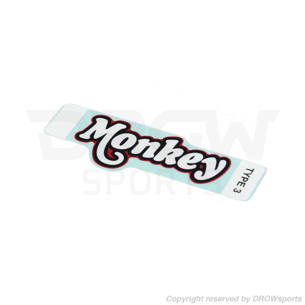 OEM Honda Monkey Side Cover Stickers - Red
