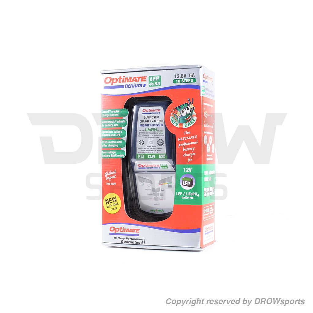 TechMate Optimate Charger (Lithium 4s 5A) 