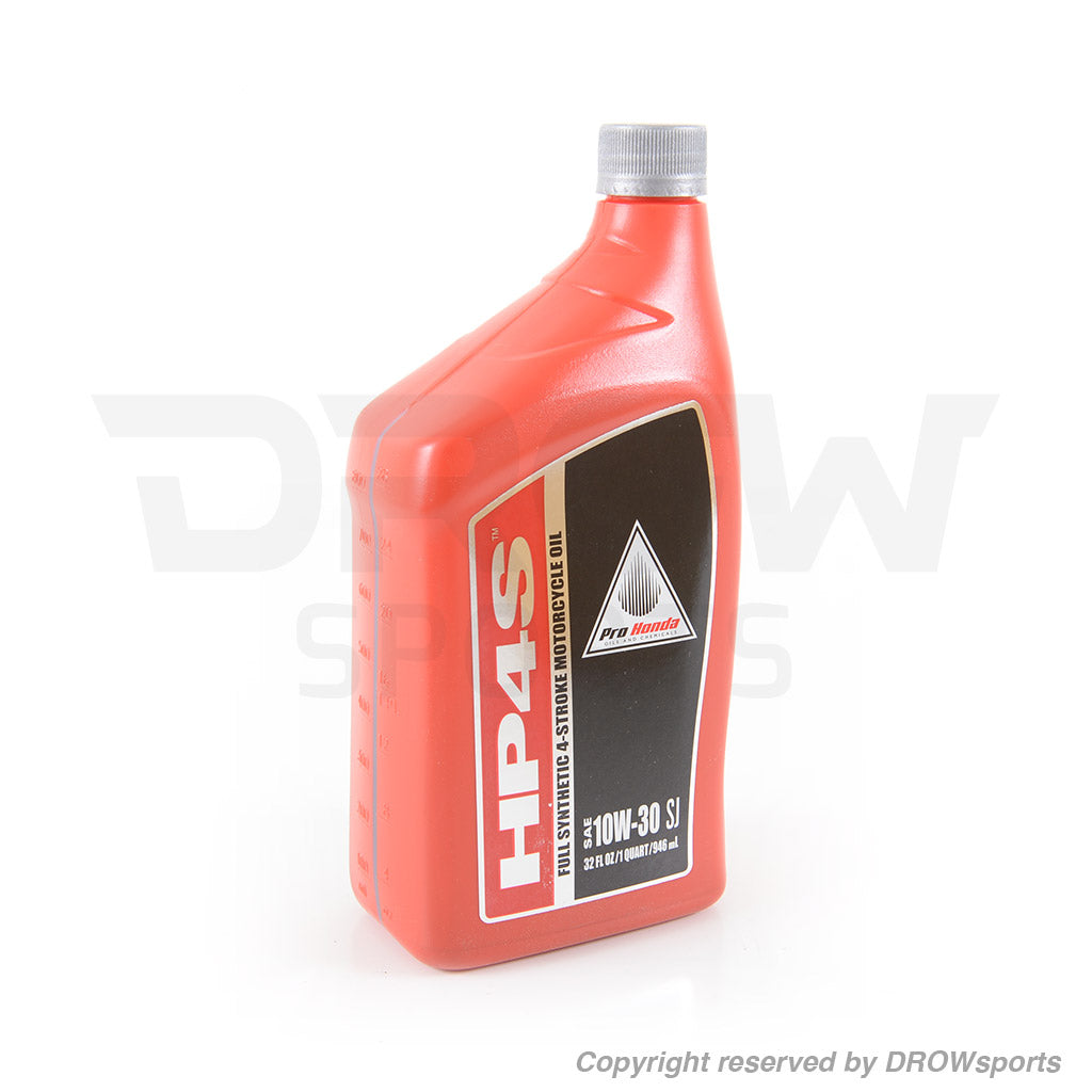 Pro Honda HP4S 4-Stroke Full Synthetic Motor Oil 10W-30 (Red)