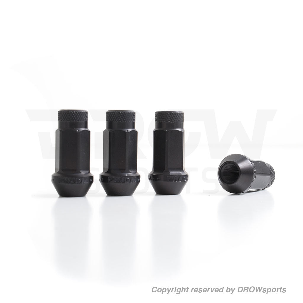 PasswordJDM Black Aluminum Lug Nuts V.2 (M12x1.5) 